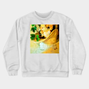 Hydrangeas in a Basket Crewneck Sweatshirt